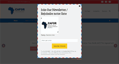 Desktop Screenshot of cafor.org