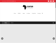 Tablet Screenshot of cafor.org